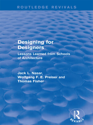cover image of Designing for Designers (Routledge Revivals)
